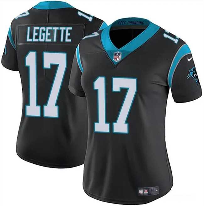 Women's Carolina Panthers #17 Xavier Legette Black 2024 Draft Vapor Stitched Jersey Dzhi,We sell and wholesale Women's Carolina Panthers #17 Xavier Legette Black 2024 Draft Vapor Stitched Jersey Dzhi on line form chian!